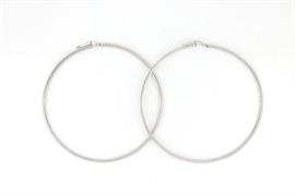 ORECCHINI CERCHIO 2MM ARG.925%