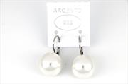 ORECCHINI PERLA MM16 ARGENTO 925%