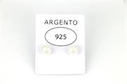 ORECCHINI PERLA 2COPPIE 6MM ARGENTO 925%