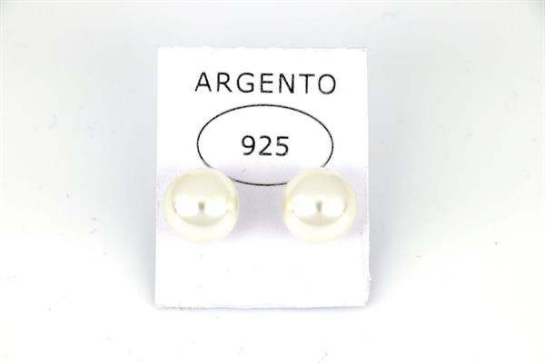 ORECCHINI PERLA 2COPPIE 10MM ARG. 925%