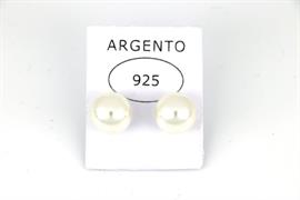 ORECCHINI PERLA 2 COPPIE 10MM ARG. 925%
