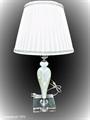 LAMPADA H 55 VETRO SOFFIATO BIANCA