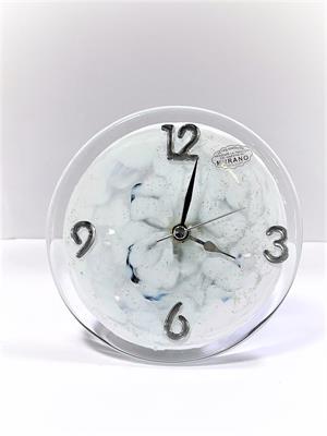 OROLOGIO D15 MURANO TONDO BIANCO