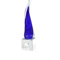 CORNI MEDIO BLUE LISCIO CM 15 CON BASE CRISTALLO