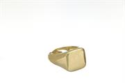 ANELLO DORATO QUADRATO ARG.925%