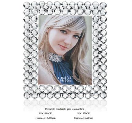CORNICE PRISMI 15X20 CON DIAMANTI