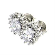 ORECCHINI TONDI ARGENTO 925