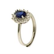 ANELLO KATE OVALE 7X5mm OPEN ARG 925%