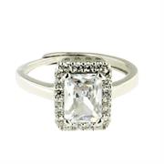 ANELLO KATE QUADRATO 6X8 OPEN ARG 925%