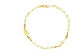 BRACCIALE ROSARIO DIAM 3 SFACCET ARG.DOR