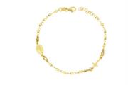 BRACCIALE ROSARIO DIAM 3 SFACCET ARG.DOR