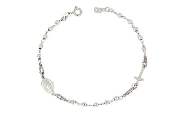 BRACCIALE ROSARIO DIAM 3 LISCIO ARG.925%