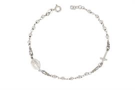 BRACCIALE ROSARIO DIAM 3 LISCIO ARG.925%