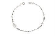 BRACCIALE ROSARIO DIAM 3 LISCIO ARG.925%