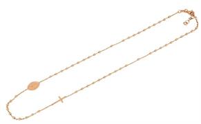 COLLANA ROSARIO GIROCOLLO mm2.5 LISCIA ARG RAMATO