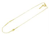 COLLANA ROSARIO GIROCOLLO DORATA mm2 cm53
