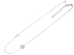 COLLANA ROSARIO GIROCOLLO RODIATA 2MM CM45