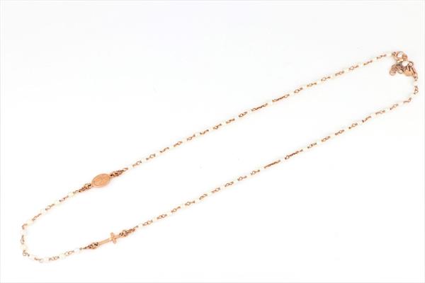 COLLANA ROSARIO GIROCOLLO RAMATA CON PERLINE cm53