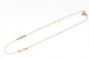 COLLANA ROSARIO GIROCOLLO RAMATA CON PERLINE cm53