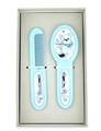 SET SPAZZOLA E PETTINE ORSO FIOCCO CELESTE