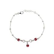BRACCIALE BIMBO ARG RODIATO COCCINELLE