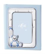 ALBUM CELESTE C/CORNICE ORSO NASCITA 20X25