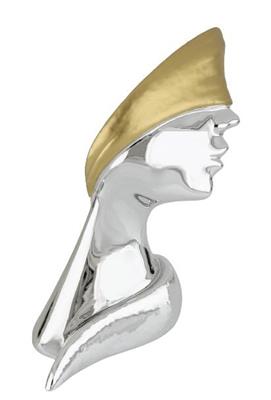 DEA BENDATA CON ORO H 14 STILIZZATA