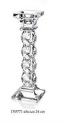 CANDELIERE H21 CRISTALLO PRISMI