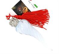 CORNO VETRO SOFFIATO BIANCO CM 10