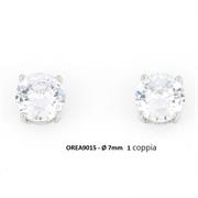 ORECCHINI PUNTO LUCE Ø 7MM 2 COPPIE ARG 925