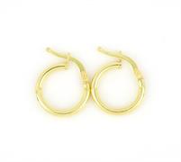 ORECCHINI CERCHIO 2COPPIE 2MM ARG.925% DOR