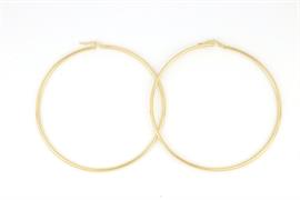 ORECCHINI CERCHIO ARG.925% 2MM DORATO