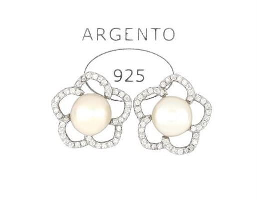 ORECCHINI PERLA D1.5 ZIRCONATI IN ARG.925%