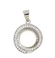 CIONDOLO PERLA D1.5 ZIRCONATO IN ARG.925%