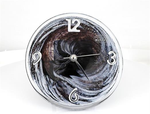 OROLOGIO D15 MURANO TONDO NERO