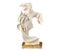 COPPIA SPOSI H 23 CON BASE ORO