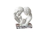 SACRA FAMIGLIA H 15 CON BASE ARGENTO