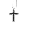 COLLANA ACCIAIO CROCE