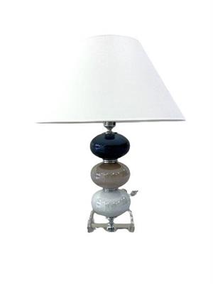 LAMPADA h60 BIANCA TORTORA NERA LISCIA