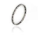 BRACCIALE ACCIAIO E CERAMICA NERO CON ZIRCONI