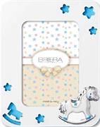 CORNICE LEGNO 13X18 CAVALLUCCIO CELESTE