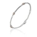BRACCIALE UOMO CM21 GRUMETTA CON PEPITE RAMATE ARG 925 NEW