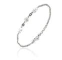 BRACCIALE UOMO CM21 CON TIMONE E ANCORE ARGENTO 925 NEW