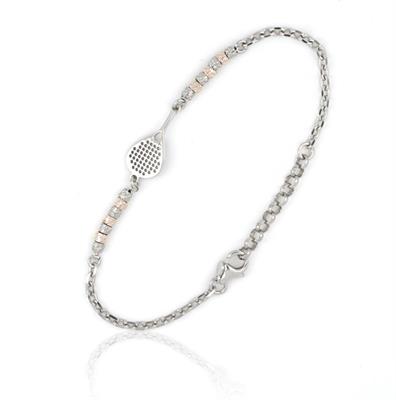 BRACCIALE UOMO CM21 PADEL PEPITE RAMATE E ARGENTO 925 NEW