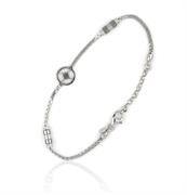BRACCIALE UOMO CM21 ROSA DEI VENTI E PEPITE ARGENTO 925 NEW