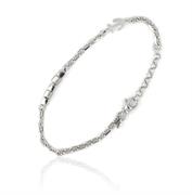 BRACCIALE UOMO CM21 ANCORA E PEPITE ARGENTO 925 NEW