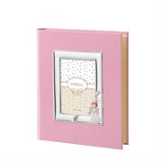 ALBUM ANGELO 20X25 CON CORNICE 9X13 ROSA