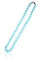COLLANA PERLE KULTRA TURCHESE 8MM 45CM CON CHIUSURA IN AG