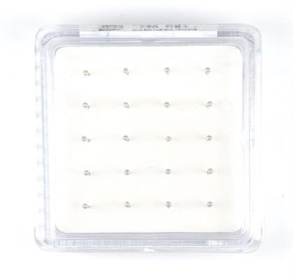 ORECCHINI NASO 20 PZ PALLINA DA 1.5mm ARG 925