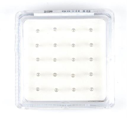 ORECCHINI NASO 20 PZ PALLINA DA 2.5mm ARG 925